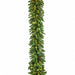 20'Lx18"W PE Artificial Marquette Mixed Pine Garland, Micro LED Pre-Lit -Green - C-261284