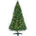 15'Hx94"W Virginia Pine Artificial Christmas Tree, LED Pre-Lit -Green - C2914