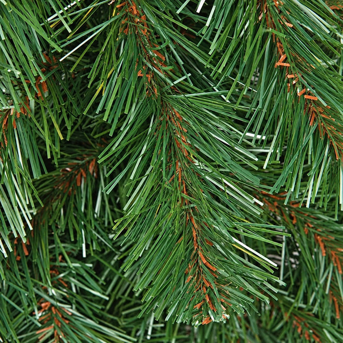 6'Hx28"W Slim Virginia Pine Artificial Christmas Tree, Unlit -Green - C84800