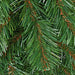 6'Hx28"W Slim Virginia Pine Artificial Christmas Tree, Unlit -Green - C84800