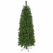 7'6"Hx44"W Slim Virginia Pine Artificial Christmas Tree, Unlit -Green - C84810