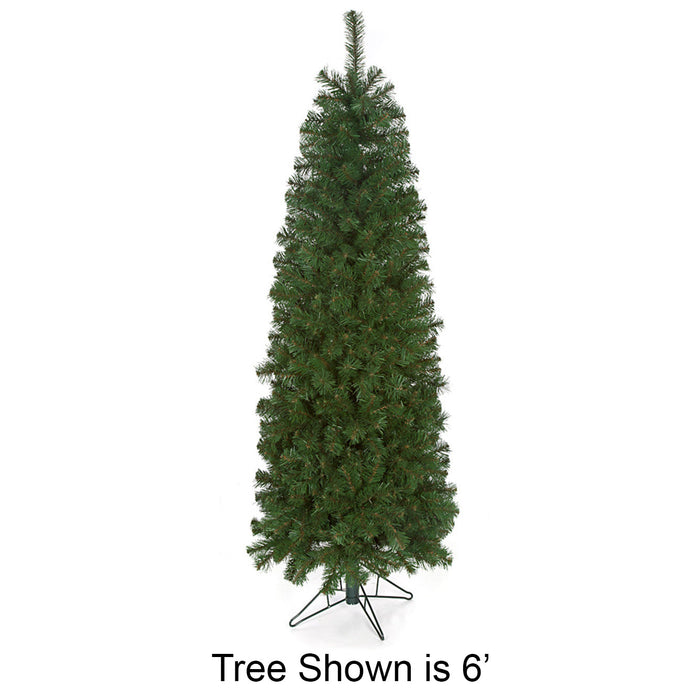 10'Hx50"W Virginia Pine Artificial Christmas Tree, Unlit -Green - C84830