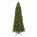 10'Hx50"W Slim Virginia Pine Artificial Christmas Tree, Pre-Lit -Green - C84831
