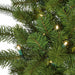 9'Hx68"W PE Douglas Fir Artificial Christmas Tree, LED Pre-Lit -Green - C90184
