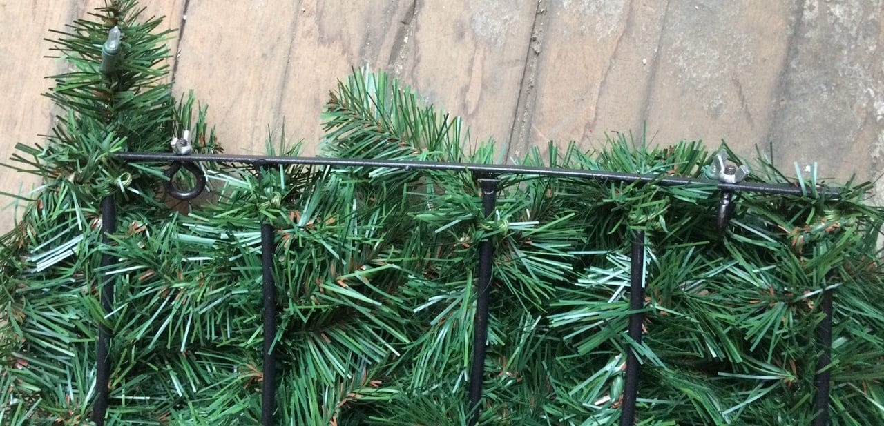 72" Artificial PVC Virginia Pine Wreath -Green - C4390