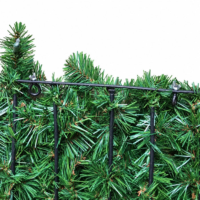 72" Artificial PVC Virginia Pine Wreath -Green - C4390