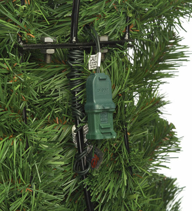 72" Artificial PVC Virginia Pine Wreath -Green - C4390