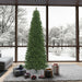 8'6"Hx42"W Slim Oregon Fir Artificial Christmas Tree, Unlit -Green - C164080