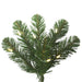 12'Hx55"W Slim Oregon Fir Artificial Christmas Tree, LED Pre-Lit -Green - C164091LED