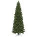 18'Hx82"W Slim Oregon Fir Artificial Christmas Tree, LED Pre-Lit -Green - C164097LED
