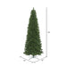 9'Hx47"W Slim Oregon Fir Artificial Christmas Tree, Unlit -Green - C164085