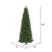 12'Hx55"W Slim Oregon Fir Artificial Christmas Tree, Unlit -Green - C164090
