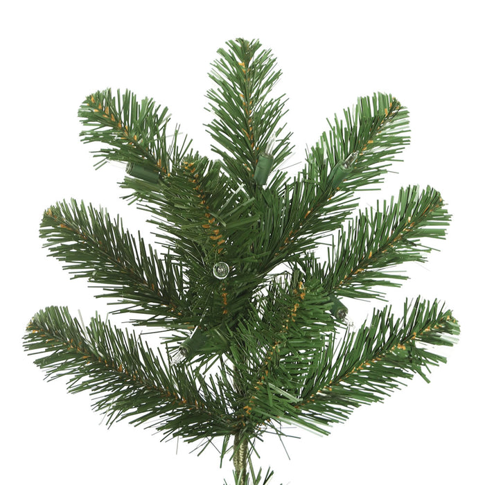 6'6"Hx60"W Oregon Fir Artificial Christmas Tree, Unlit -Green - C164165