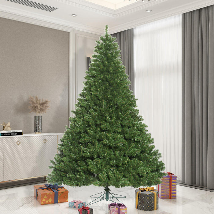 8'6"Hx72"W Oregon Fir Artificial Christmas Tree, Unlit -Green - C164180