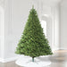 8'6"Hx82"W Oregon Fir Artificial Christmas Tree, LED Pre-Lit -Green - C164186LED