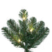 14'Hx77"W Medium Oregon Fir Artificial Christmas Tree, LED Pre-Lit -Green - C165396LED