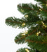 14'Hx84"W Commercial Slim Swiss Pine Artificial Christmas Tree w/Tree Frame, LED Pre-Lit -Green - C171424