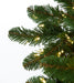12'Hx78"W Commercial Slim Swiss Pine Artificial Christmas Tree w/Tree Frame, LED Pre-Lit -Green - C171414