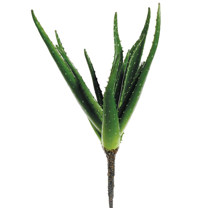 18" Real Touch Aloe Artificial Plant -Green (pack of 6) - CA2160-GR