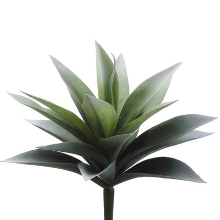 11" Agave Artificial Plant -Frosted Green (pack of 24) - CA3586-GR/FS
