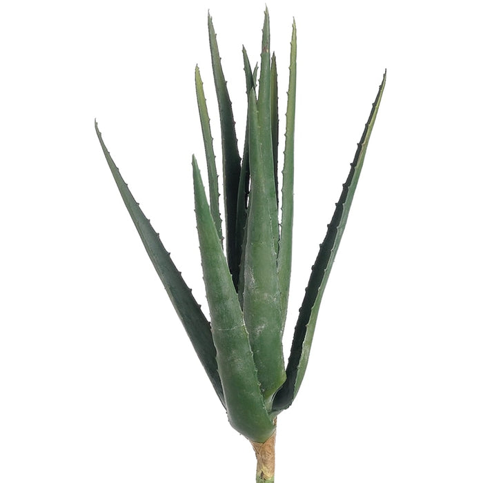 17" Real Touch Aloe Artificial Stem -Green (pack of 6) - CA9496-GR