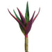 8.5" Real Touch Artificial Agave Stem Pick -Green/Purple (pack of 12) - CA9510-GR/PU