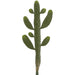 28" Artificial Prickly Pear Cactus Stem Pick -Green (Pack of 6) - CC0319-GR