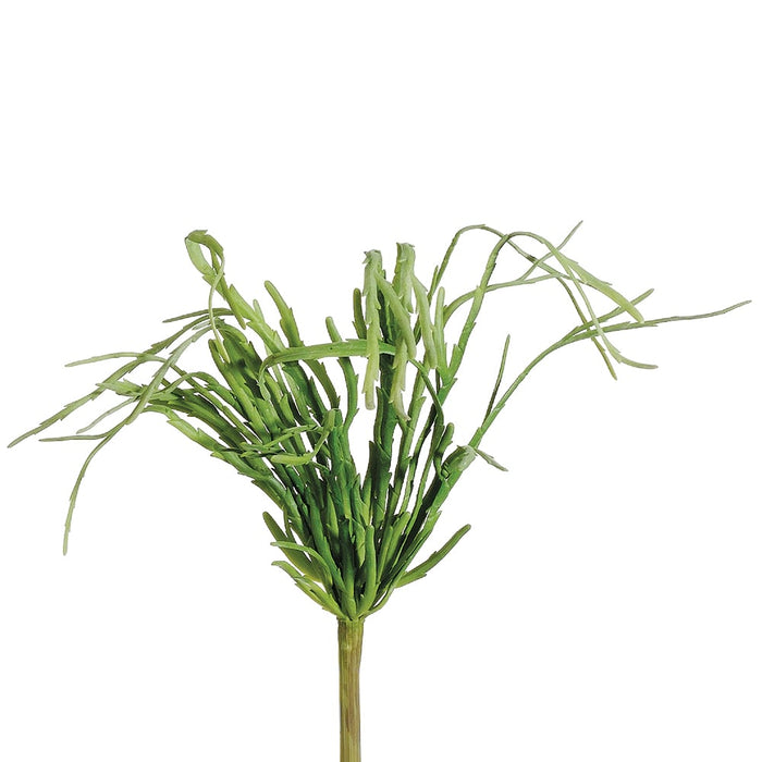 13" Real Touch Hanging Cactus Artificial Stem Pick -Green (Pack of 24) - CC3880-GR