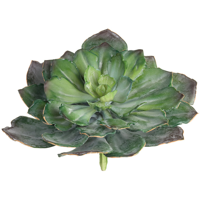 8"Hx14"W Echeveria Artificial Stem Pick -Green/Gray (Pack of 6) - CM3790-GR/GY