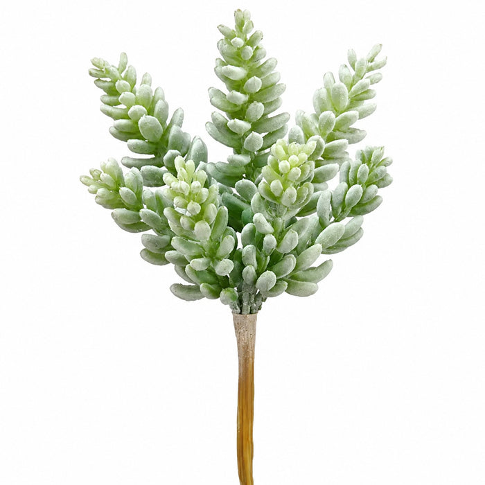 7.5" Real Touch Sedum Artificial Stem Pick -Green/Gray (Pack of 36) - CS3017-GR/GY