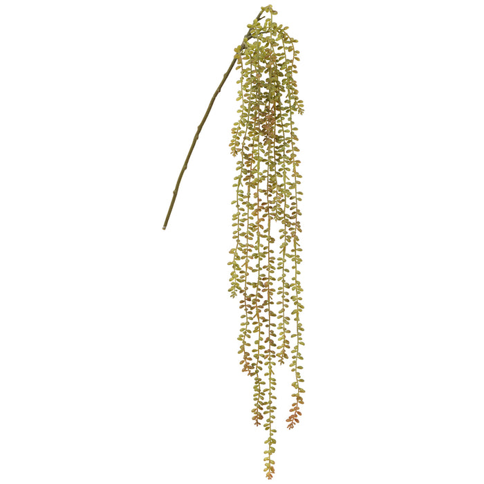 48" Hanging String Of Pearls Succulent Artificial Stem -Gray/Green (pack of 12) - CS3271-GY/GR
