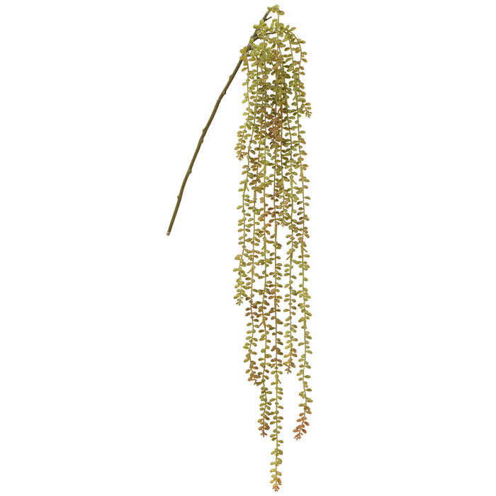 48" Hanging String Of Pearls Succulent Artificial Stem -Gray/Green (Pack of 12) - CS3271-GY/GR
