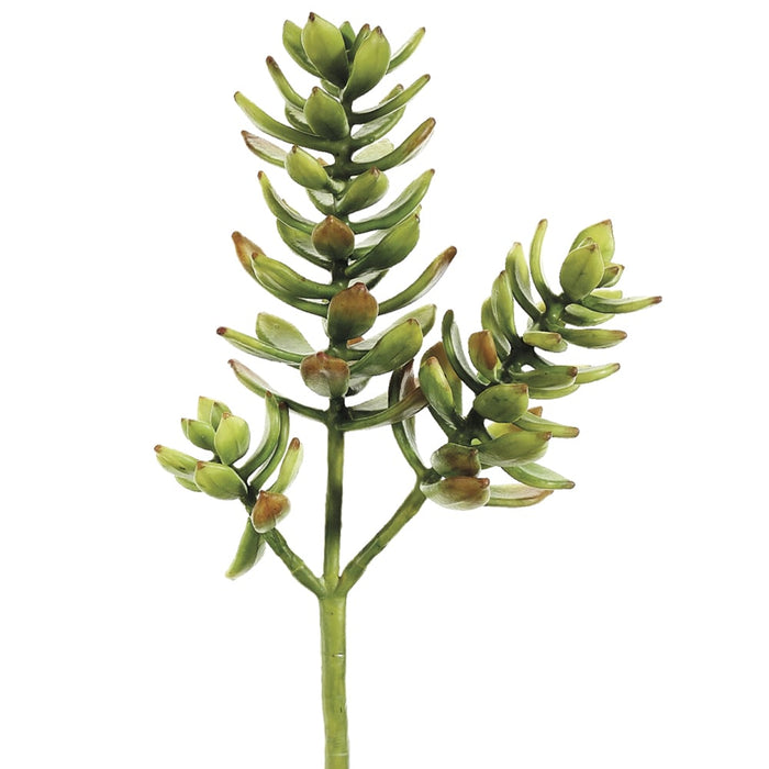 silk jade plant 15" Artificial Jade Succulent Stem -Green