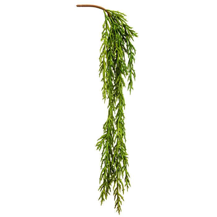 hanging succulent artificial 26.5" Real Touch Hanging Succulent Artificial Stem -Green — Silks Are Forever