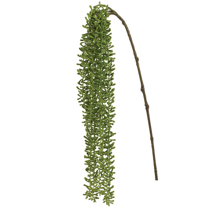 32" Outdoor UV-Resistant Artificial Hanging Senecio Succulent Stem -Green (Pack of 24) - CSS357-GR