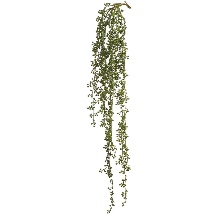 39" Hanging String Of Pearls Artificial Stem -Green (pack of 6) - CSS834-GR