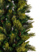 9'Hx36"W PE Slim Emerald Mixed Fir & Pinecone Artificial Christmas Tree, Unlit -Green/Brown - DT210480