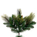 6'6"Hx56"W PE Emerald Mixed Fir & Pinecone Artificial Christmas Tree, Unlit -Green/Brown - DT210565