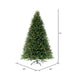 6'6"Hx52"W PE Tiffany Fraser Artificial Christmas Tree, RGB LED Pre-Lit (Multi-Mode) -Green - DT213568LEDCC