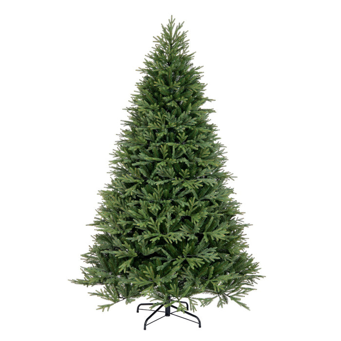 6'6"Hx52"W PE Tiffany Fraser Artificial Christmas Tree, Unlit -Green - DT213565