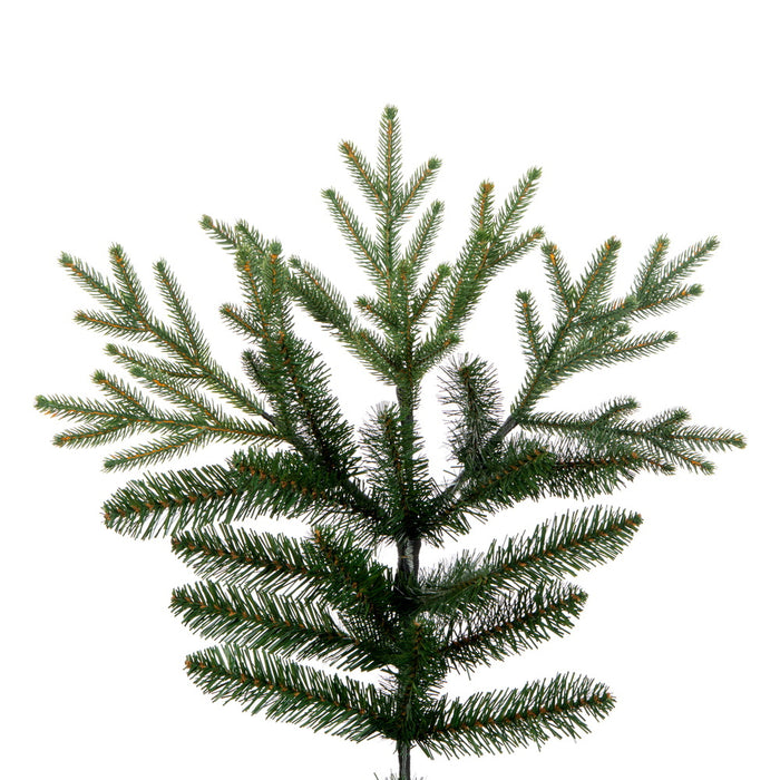 6'6"Hx52"W PE Tiffany Fraser Artificial Christmas Tree, Unlit -Green - DT213565