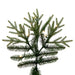 7'6"Hx60"W PE Tiffany Fraser Artificial Christmas Tree, LED Pre-Lit -Green - DT213576LED