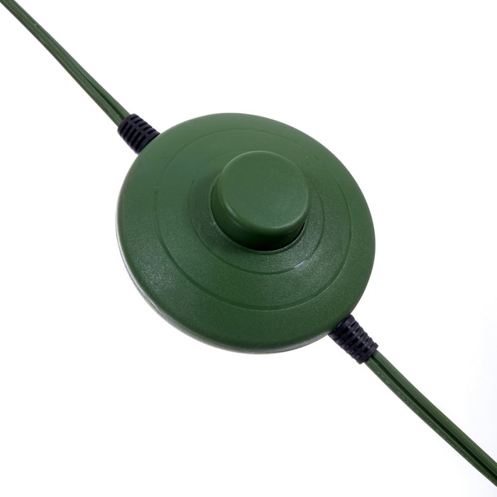 7'6"Hx60"W PE Tiffany Fraser Artificial Christmas Tree, RGB LED Pre-Lit (Multi-Mode) -Green - DT213578LEDCC