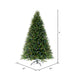 9'Hx67"W PE Tiffany Fraser Artificial Christmas Tree, RGB LED Pre-Lit (Multi-Mode) -Green - DT213583LEDCC