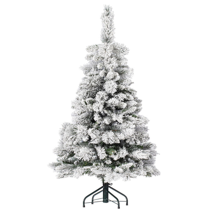 12'Hx66"W Frosted Slim Scotch Pine Artificial Christmas Tree, Unlit -White - DT230390