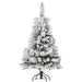 10'Hx56"W Frosted Slim Scotch Pine Artificial Christmas Tree, Unlit -White - DT230385