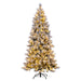 9'Hx52"W Frosted Slim Scotch Pine Artificial Christmas Tree, LED Pre-Lit -White - DT230381LED