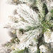 9'Hx52"W Frosted Slim Scotch Pine Artificial Christmas Tree, LED Pre-Lit -White - DT230381LED