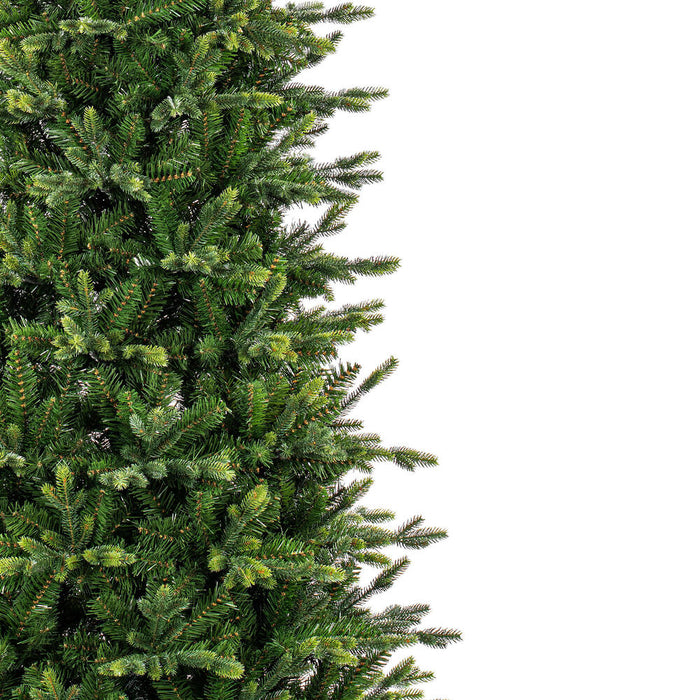 6'6"Hx36"W PE Slim Kamas Fraser Fir Artificial Christmas Tree, Unlit -Green - DT235565
