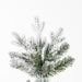 9'Hx48"W PE Frosted Slim Wistler Spruce Artificial Christmas Tree, LED Pre-Lit (Multi-Mode) -White/Green - DT235881LEDCC